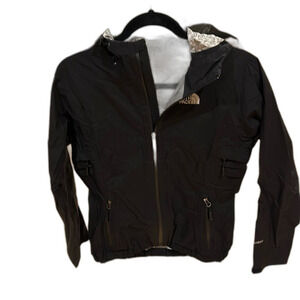 Black The North Face Rain Jacket Size XS